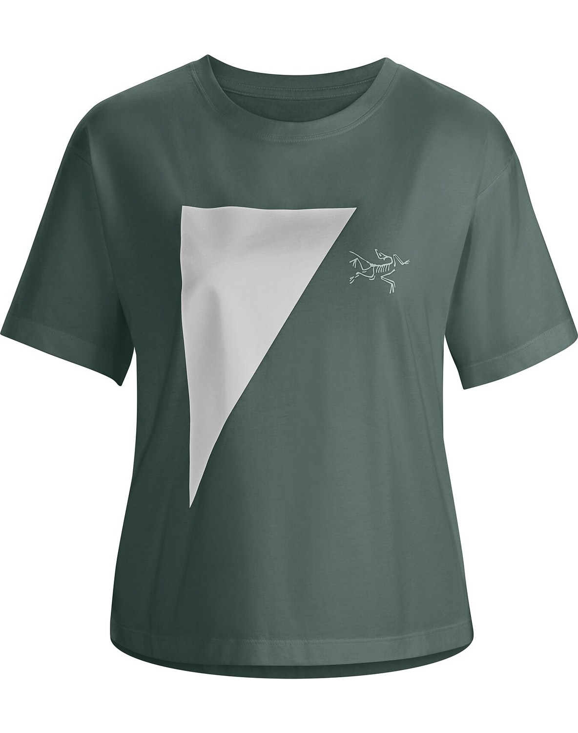 T-shirt Arc'teryx Arc'postrophe Bird Crop Donna Verdi Chiaro - IT-1316475